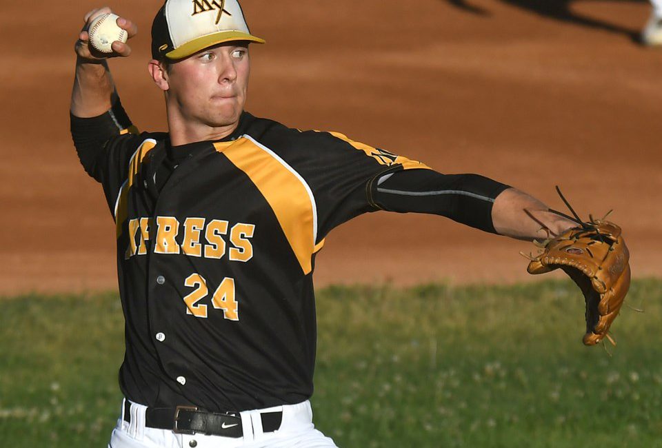 Kellan Voggesser turned in a solid showing to open the Moose Jaw Miller Express season on Friday night in Weyburn. Randy Palmer